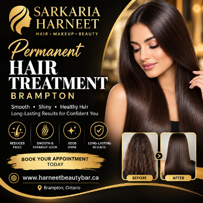 Permanent Hair Treatment in Brampton – Get Smooth, Frizz-Free and Beautiful Hair
